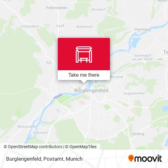 Burglengenfeld, Postamt map