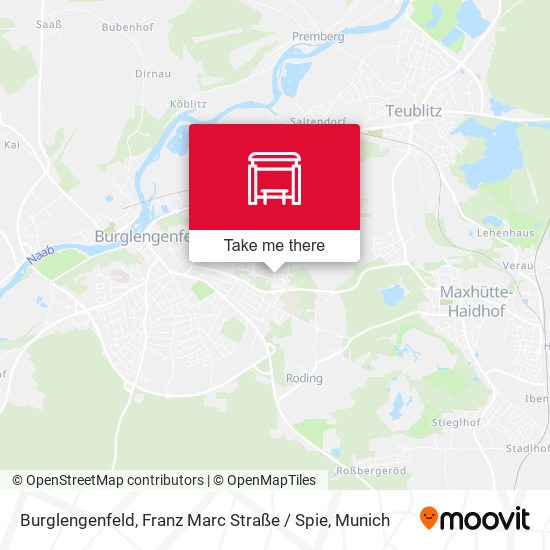 Burglengenfeld, Franz Marc Straße / Spie map