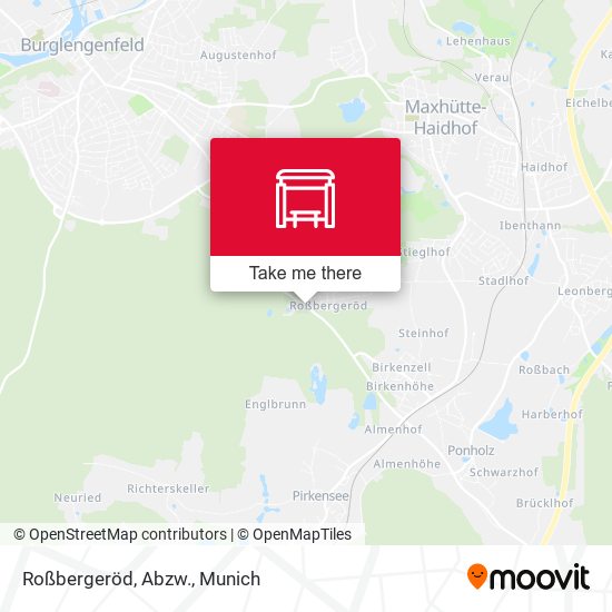 Roßbergeröd, Abzw. map