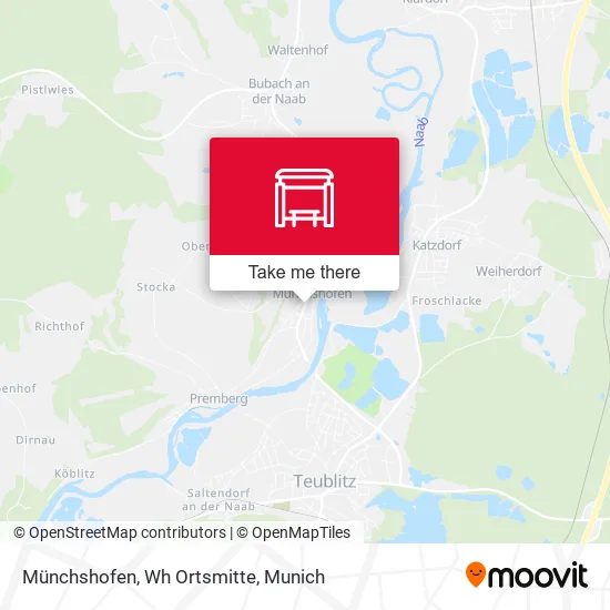 Карта Münchshofen, Wh Ortsmitte