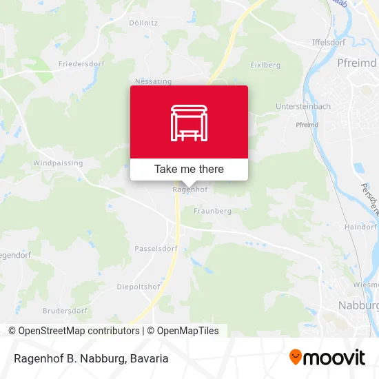 Ragenhof B. Nabburg map