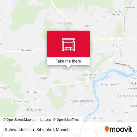 Schwandorf, am Sitzenhof map