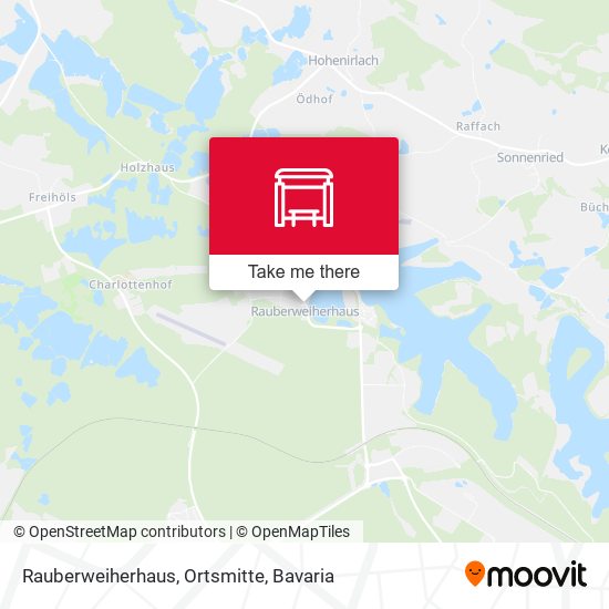 Rauberweiherhaus, Ortsmitte map
