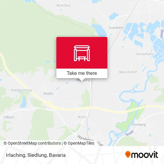 Карта Irlaching, Siedlung