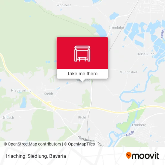 Карта Irlaching, Siedlung
