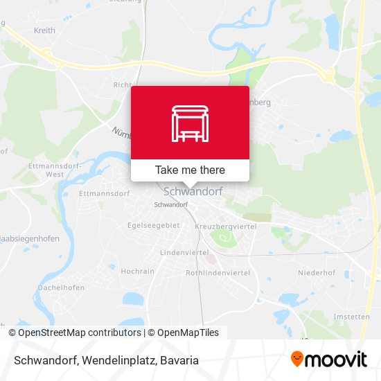 Schwandorf, Wendelinplatz map