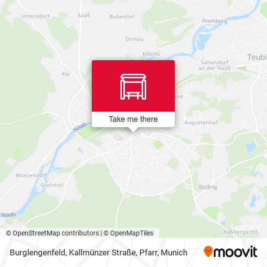 Burglengenfeld, Kallmünzer Straße, Pfarr map