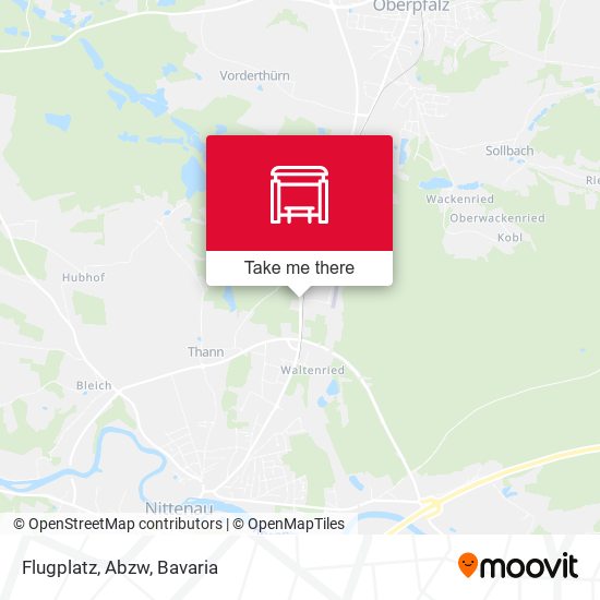 Карта Flugplatz, Abzw