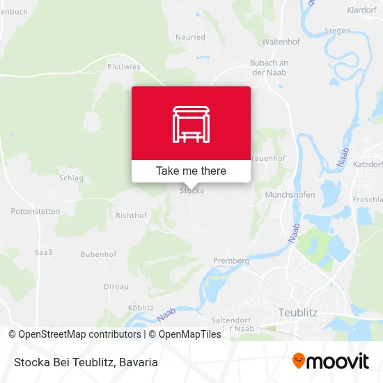 Stocka Bei Teublitz map