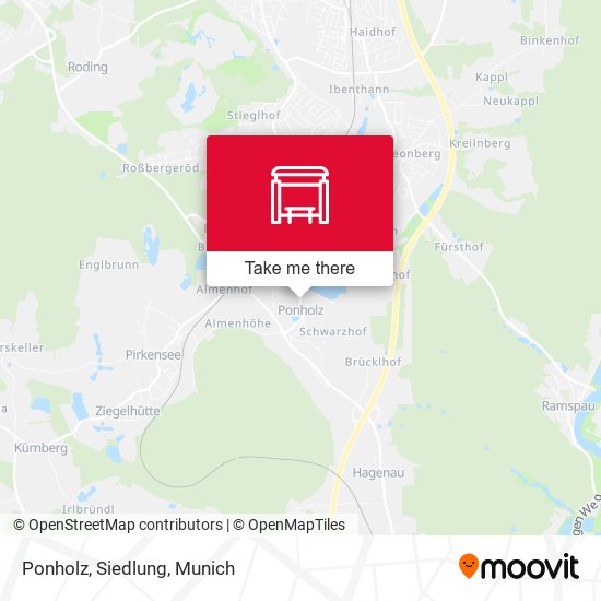 Карта Ponholz, Siedlung