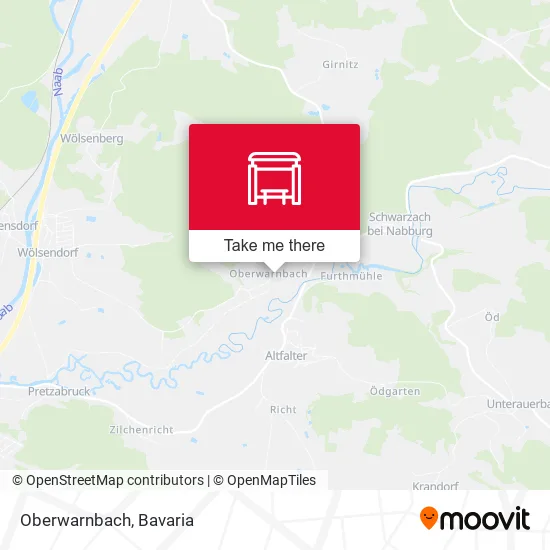 Карта Oberwarnbach