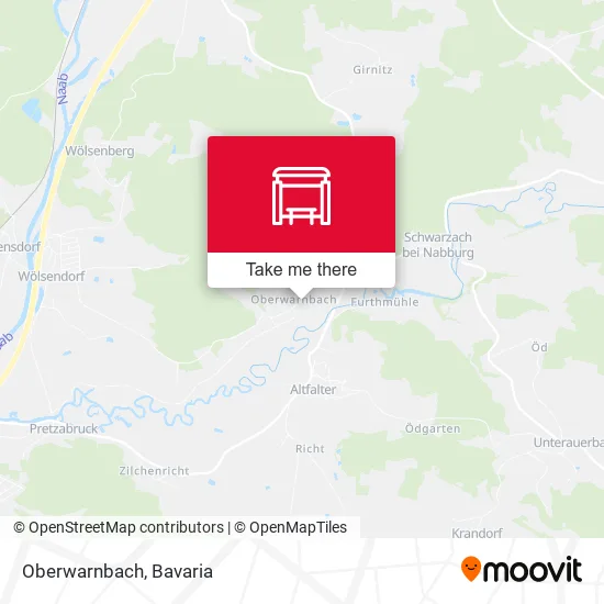 Карта Oberwarnbach