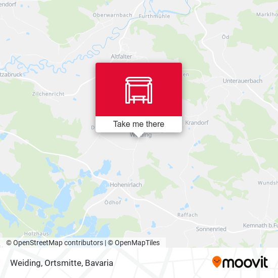 Карта Weiding, Ortsmitte