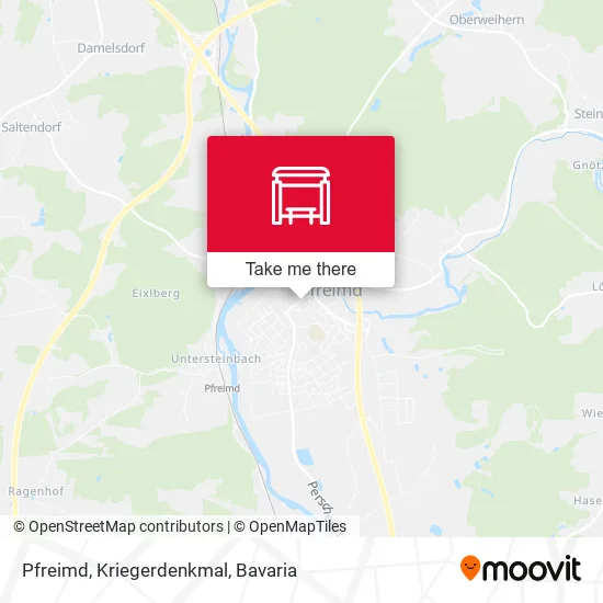 Карта Pfreimd, Kriegerdenkmal