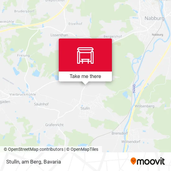 Карта Stulln, am Berg