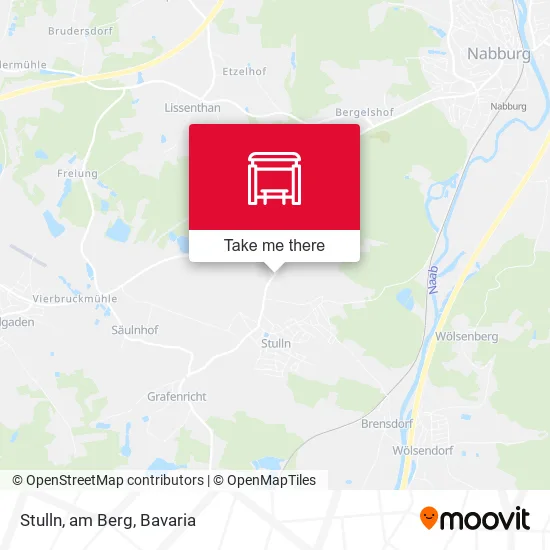 Карта Stulln, am Berg