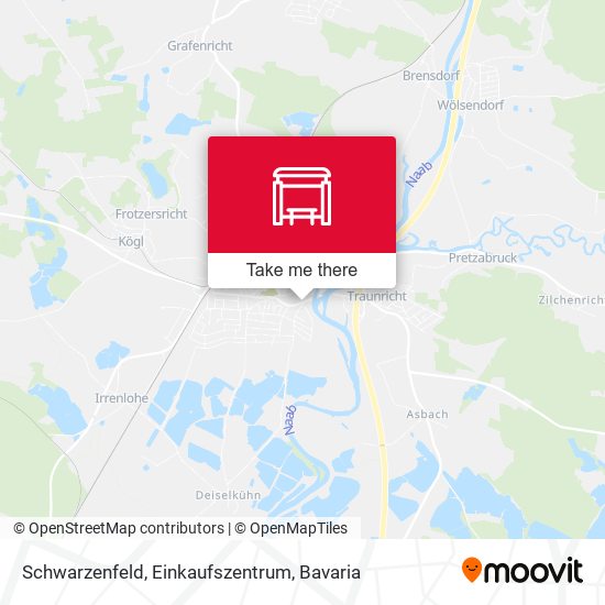 Schwarzenfeld, Einkaufszentrum map