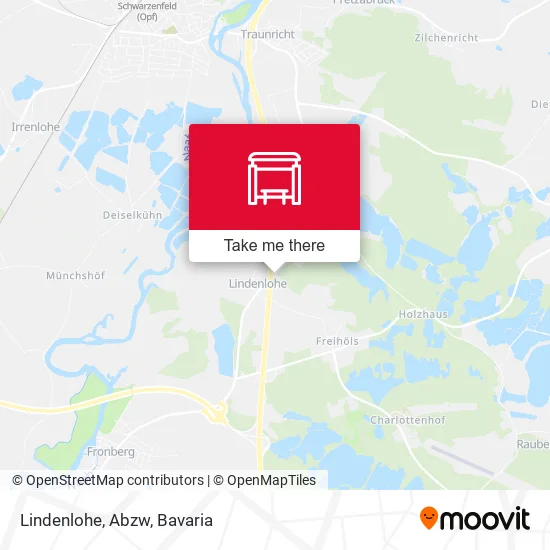 Карта Lindenlohe, Abzw