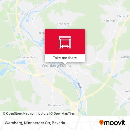 Карта Wernberg, Nürnberger Str