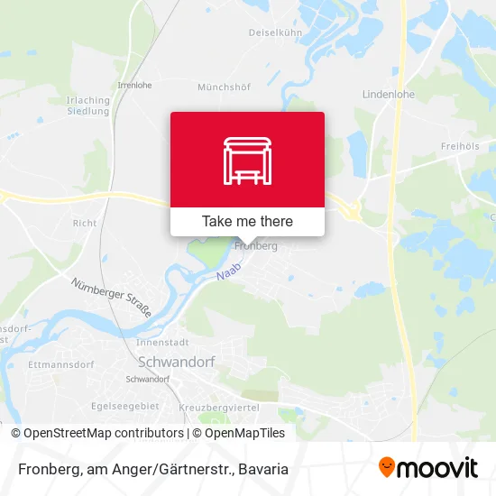 Карта Fronberg, am Anger/Gärtnerstr.