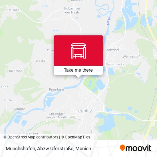 Münchshofen, Abzw Uferstraße map