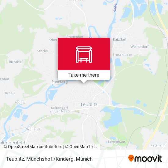 Teublitz, Münchshof./Kinderg map