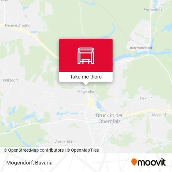 Карта Mögendorf
