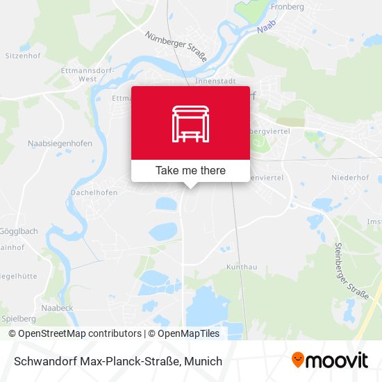 Schwandorf Max-Planck-Straße map