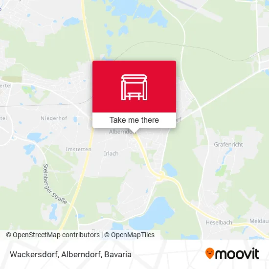 Карта Wackersdorf, Alberndorf