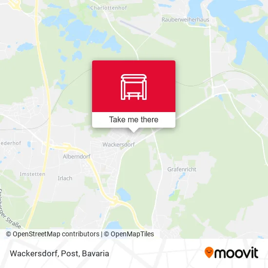 Карта Wackersdorf, Post