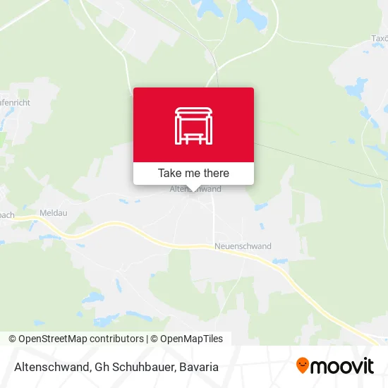 Карта Altenschwand, Gh Schuhbauer