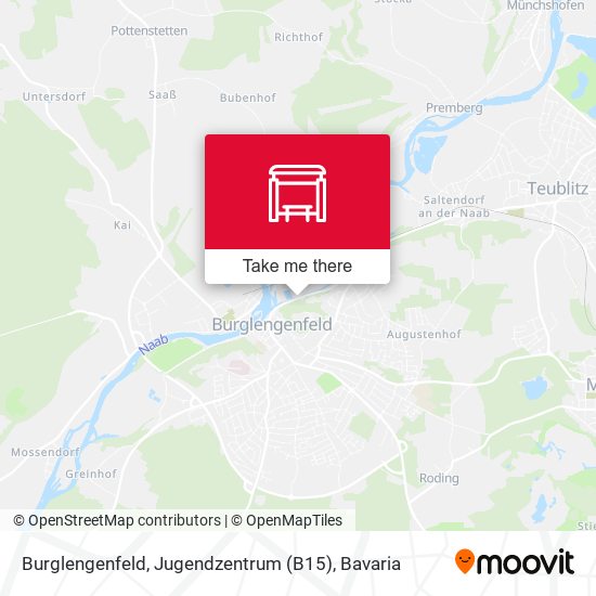 Burglengenfeld, Jugendzentrum (B15) map