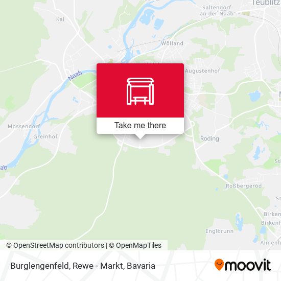 Burglengenfeld, Rewe - Markt map