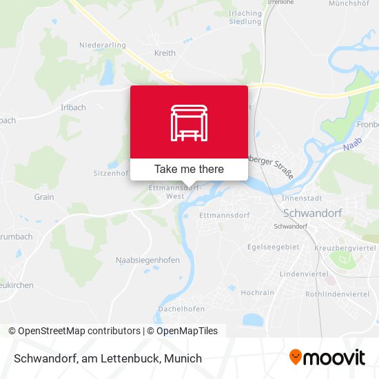 Schwandorf, am Lettenbuck map