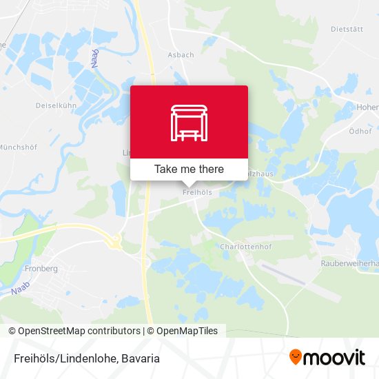Freihöls/Lindenlohe map
