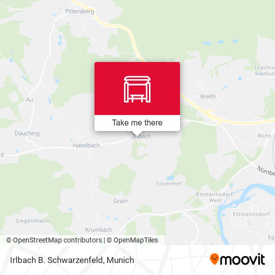 Irlbach B. Schwarzenfeld map