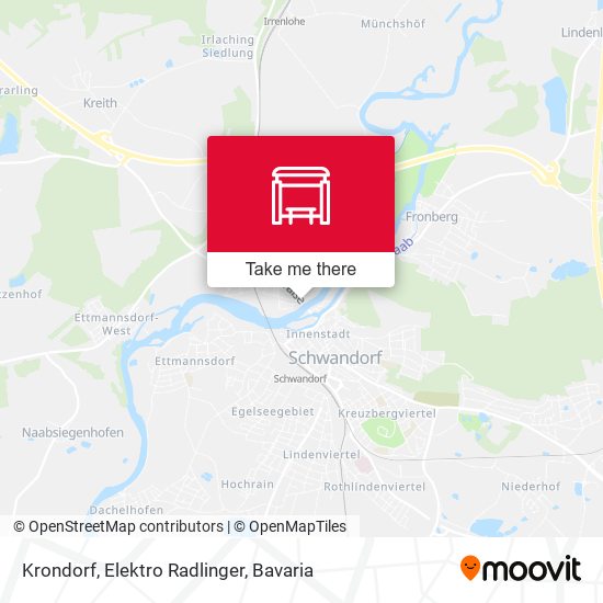 Krondorf, Elektro Radlinger map