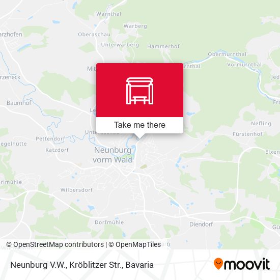 Neunburg V.W., Kröblitzer Str. map