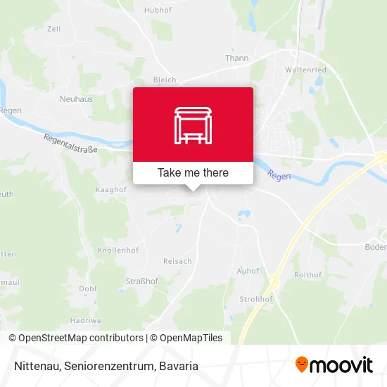 Карта Nittenau, Seniorenzentrum