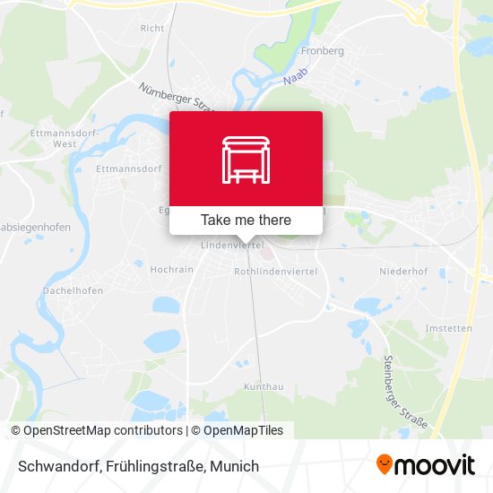 Schwandorf, Frühlingstraße map