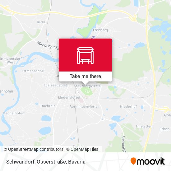 Schwandorf, Osserstraße map