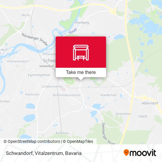Schwandorf, Vitalzentrum map