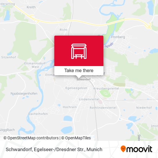 Schwandorf, Egelseer- / Dresdner Str. map