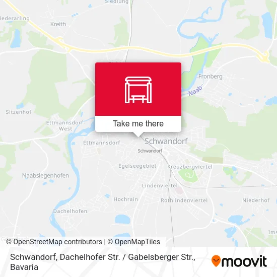 Карта Schwandorf, Dachelhofer Str. / Gabelsberger Str.