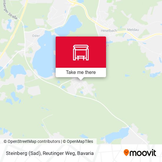 Steinberg (Sad), Reutinger Weg map
