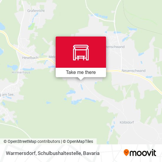 Warmersdorf, Schulbushaltestelle map
