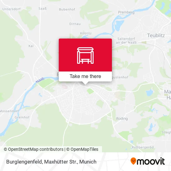 Карта Burglengenfeld, Maxhütter Str.
