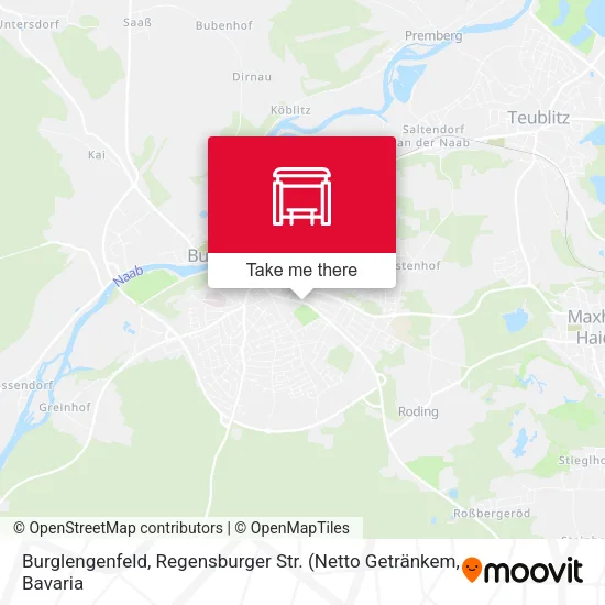 Карта Burglengenfeld, Regensburger Str.