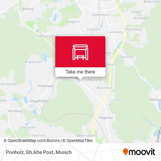 Карта Ponholz, Gh.Alte Post