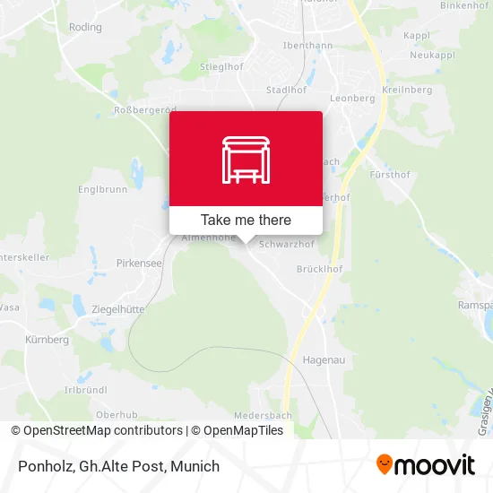 Карта Ponholz, Gh.Alte Post